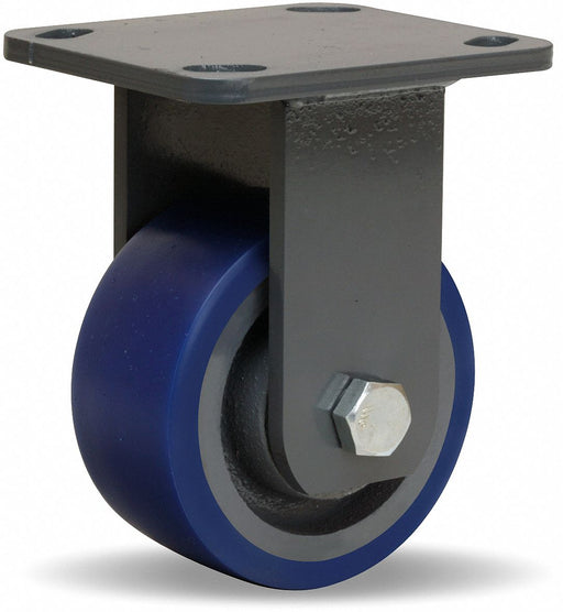 Plate Caster Rigid Nylon 5 5/8 H
