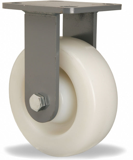 Plate Caster Rigid Nylon 7 1/2 H