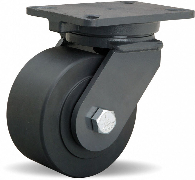 Plate Caster Swivel Nylon 8 H