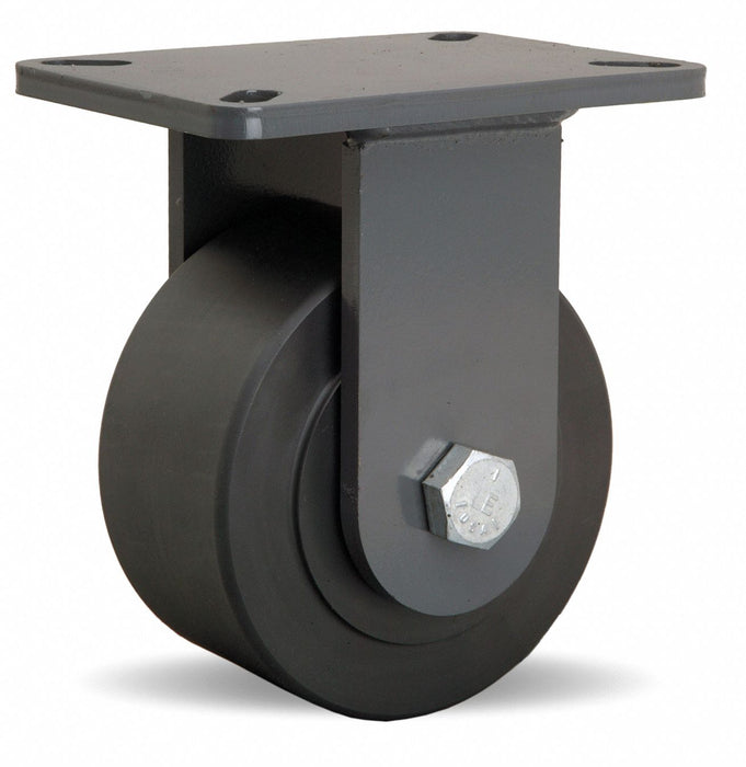 Plate Caster Rigid Nylon 8 H