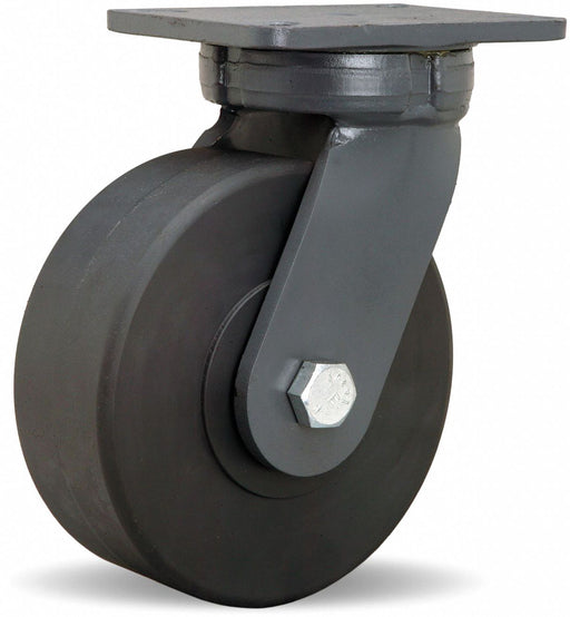 Plate Caster Swivel Nylon 10 1/2 H
