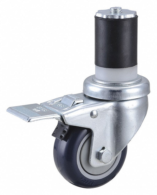 Stem Caster 3 dia Polyurethane 250lb