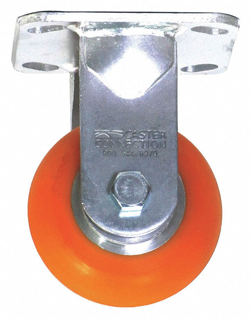 Plate Caster Rigid Polyurethane 5 5/8 H