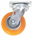 Plate Caster Swivel Polyurethane 6 1/2 H