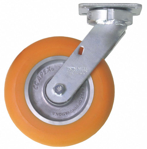 PlateCaster Swivel Polyurethane 10 1/8 H