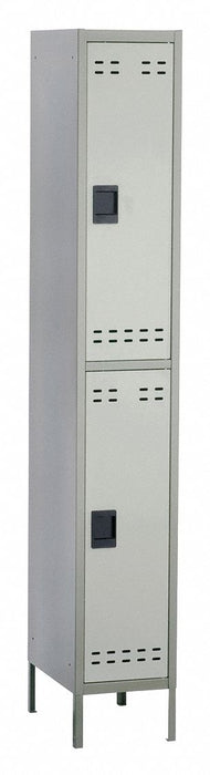 Wrdrb Lckr 2x1Lckr Gray 78 x12 x18 Assm