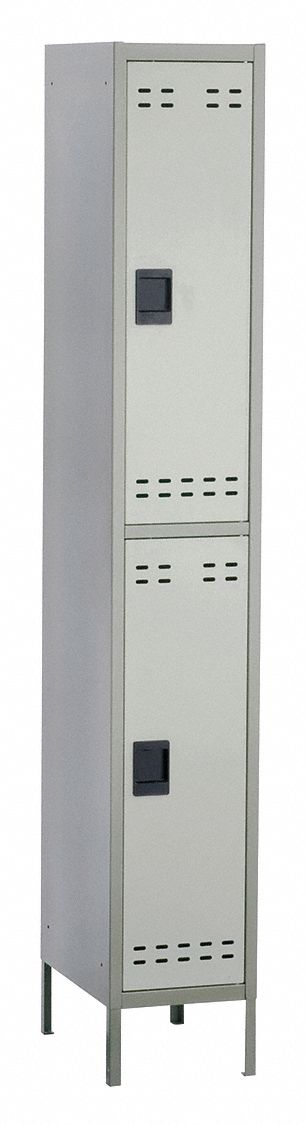 Wrdrb Lckr 2x1Lckr Gray 78 x12 x18 Assm