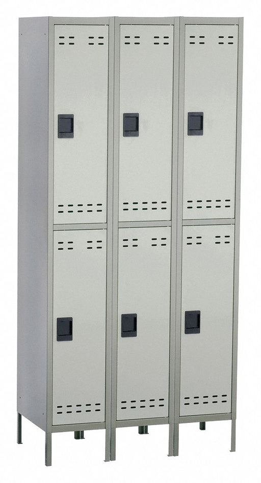 Wrdrb Lckr 2x3Lckr Gray 78 x36 x18 Assm