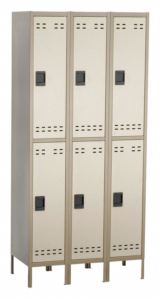 Wrdrb Lckr 2x3Lckr Tan 78 x36 x18 Assm