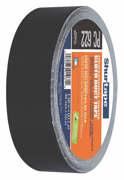DuctTape Black 60-1/8ydL 1-7/8inW