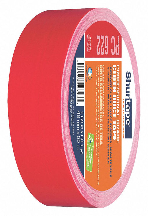 Duct Tape Red 1 7/8 in x 60 yd 12.5 mil