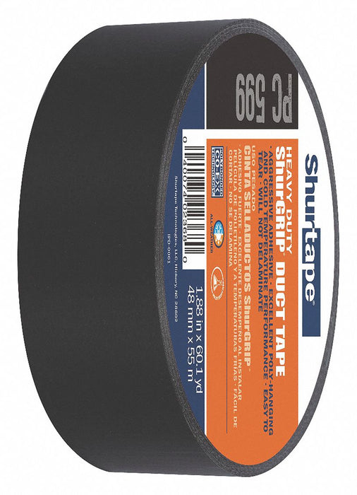 DuctTape Black 60-1/8ydL 1-7/8inW