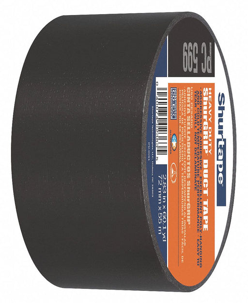 DuctTape Black 60-1/8ydL 2-7/8inW