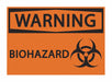 Biohazard Label 5 inx7 in PK2