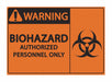 Biohazard Label 5 inx7 in PK2