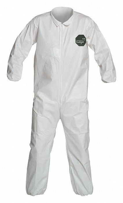 Coveralls M Wht ProShield 50 PK25