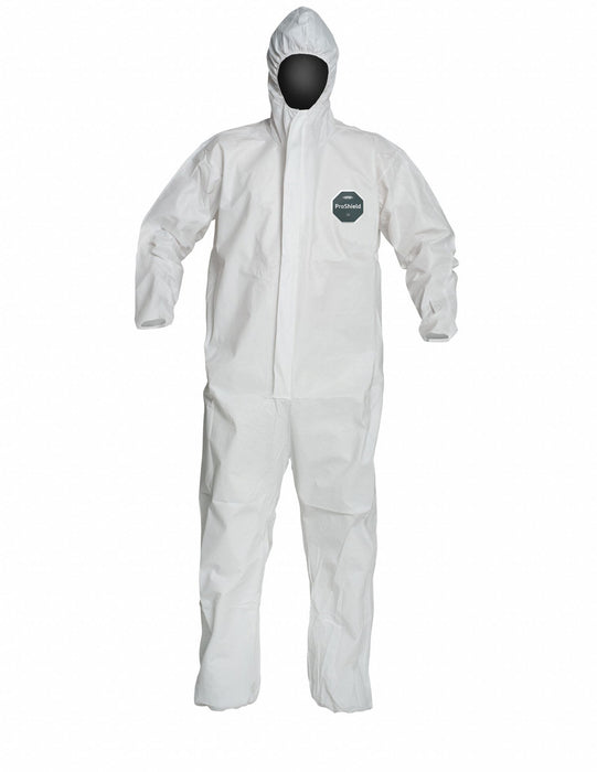 Hooded Coveralls S Wht ProShield 50 PK25