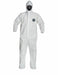 Hooded Coveralls L Wht ProShield 50 PK25