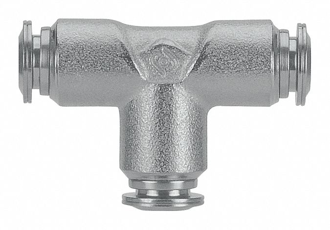 Tee SS Push-Fit 10 mm 10 mm 10 mm