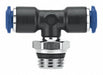 Tee Push-Fit1/8 UniversalThread1/4 