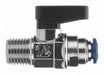 Manual 2-Way Ball Valve Socket Brass