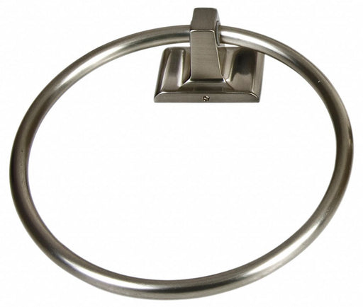Towel Ring Zinc Satin Nickel 6 in w