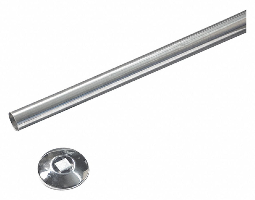 Rod Flanges Polished Chrome 1 3/4in W PR