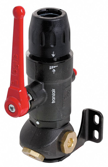 Strt Brass Push-Fit 1 in NPT 1/2 in