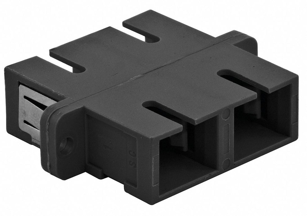 Fiber Optic Adapter SC Black PK6