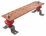 Busbar Copper Grounding Bar L 16in