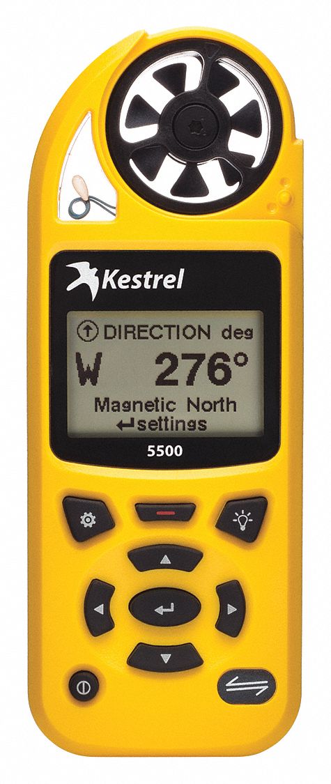 Weather Meter Yellow 0.3 to 48.87 Hg