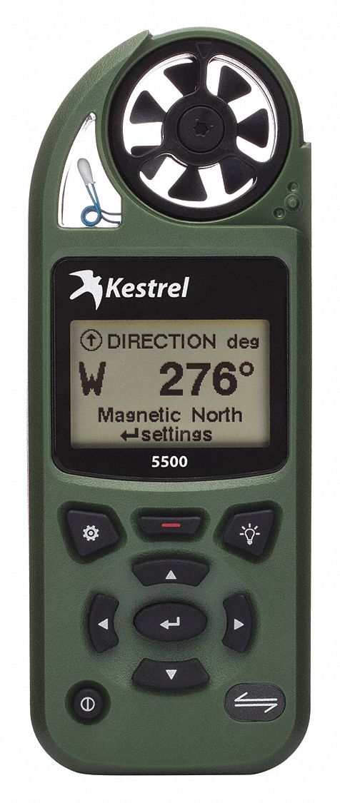 Weather Meter Olive Drab 0.3 to 48.87 Hg