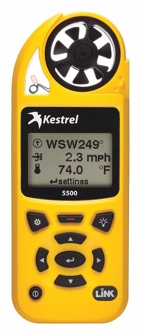 Weather Meter LCD Yellow w/WiFi