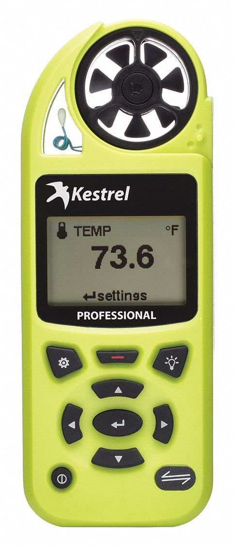 Environmental Meter Hi-Vis Green LCD