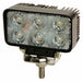 Flood Light 1000 lm Rectangular LED 3 H