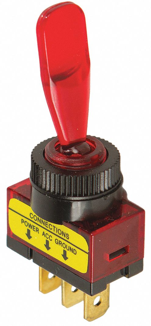 Toggle Switch SPST 1/4 Male Terminal
