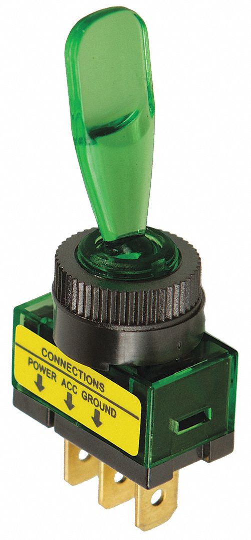 Toggle Switch SPST 1-1/2 Outside H