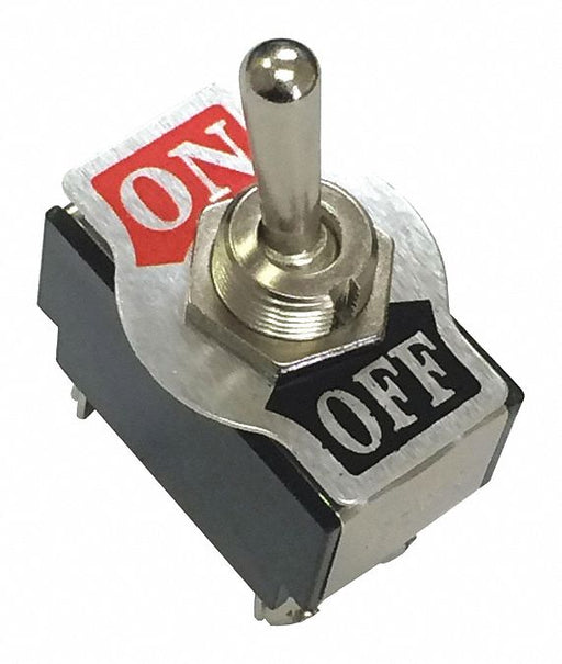 Toggle Switch SPST Screw Silver