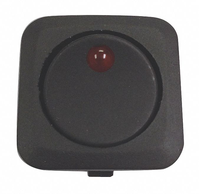 Rocker Switch SPST Panel Mount Black