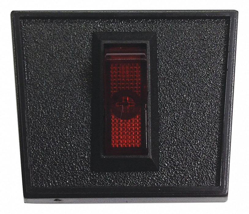 Rocker Switch SPST Panel Mount Red