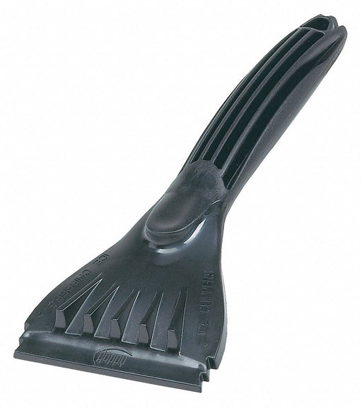 Ice Scraper 6 in L Plastic Grip Black