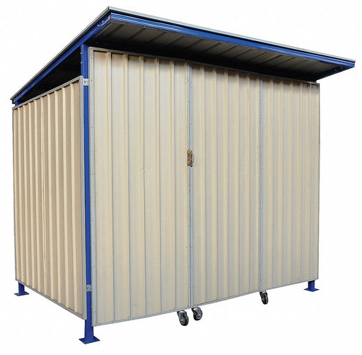 Outdr Strg Shd 8 x8 3/8 x7 5/8ft Beige