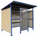Smoking Shelter 100.4 x91 x96 in Slope