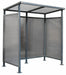 Smoking Shelter 77 inx84 inx46 in Slope