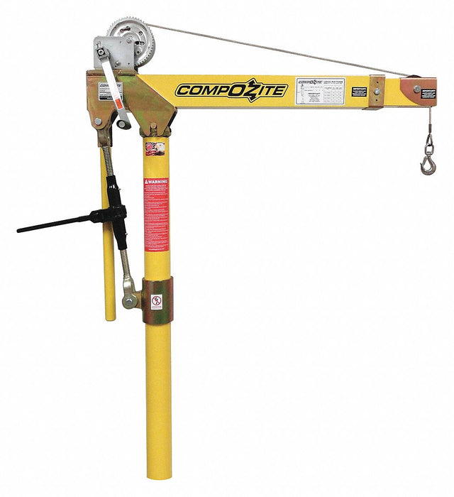 Davit Crane 1200 lb 22in to 66in Reach