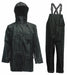 Rain Suit w/Jacket/Bib Unrated Black 2XL