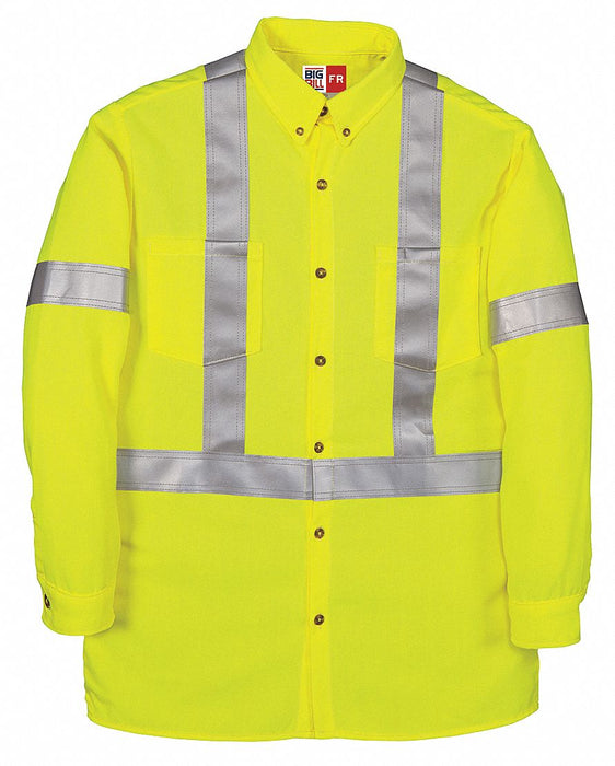 FR Long Sleeve Shirt Yellow L Button