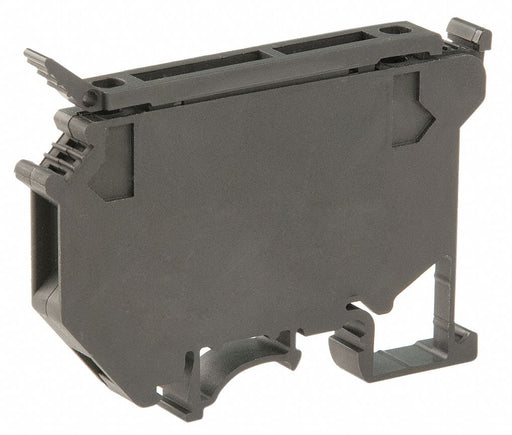 TerminalBlock 12A Black 600V DINRail