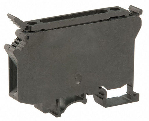 TerminalBlock 10A Black 600V DINRail