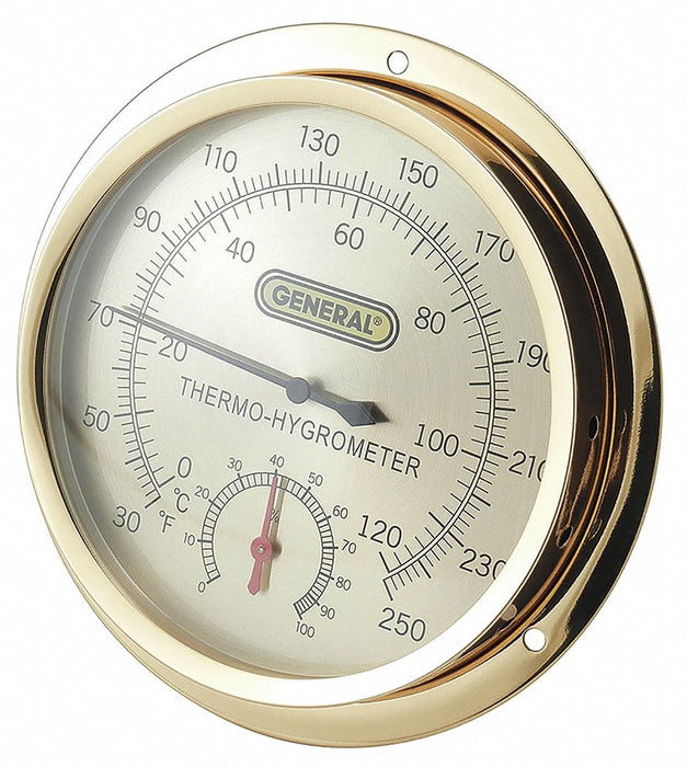 Analog Thermometer 30 to 250 Degree F